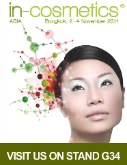 “In-Cosmetics Asia 2011” in Bangkok 참가예정